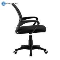 Chaise ergonomique en maille avec hauteur réglable et conception conviviale pour le confort du poste de travail de bureau