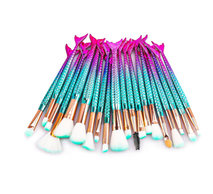 Set <span class=keywords><strong>trucco</strong></span> <span class=keywords><strong>sirena</strong></span> fondotinta coloratissimo Eyeliner per sopracciglia Blush correttore cosmetico capelli sintetici viso <span class=keywords><strong>trucco</strong></span> occhi - Product Image 3