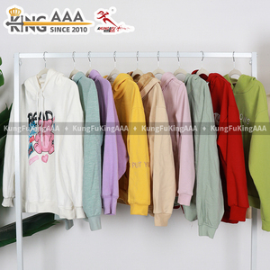 Felpa con Cappuccio KungFu KingAAA per Donna, Abbigliamento Invernale Coreano Usato, Felpa Oversize <span class=keywords><strong>Vintage</strong></span> per Uso Quotidiano - Product Image 4