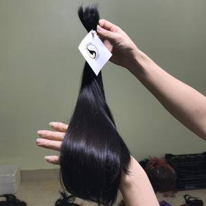 Paquete de cabello a granel al por mayor, 100% Natural al por mayor 12A Original sin procesar extensión de cabello humano virgen 100% - Product Image 5