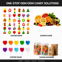 Approvisionnement en gros pour les fabricants de bonbons : Sucettes en forme de bouton arc-en-ciel, en boîte, halal, BRC, personnalisation de marque propre, OEM
