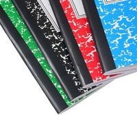 X1019-1 Cahier de Composition Fourniture Scolaire Journal d'Écriture pour Élèves Papier Ligné Carnet Marbré Cahier d'Exercices B5 pour Enfants et Étudiants