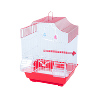 Mini cage à oiseaux en fil métallique, petit habitat pour perruches, canaris, pinsons, perroquets, utilisation en intérieur