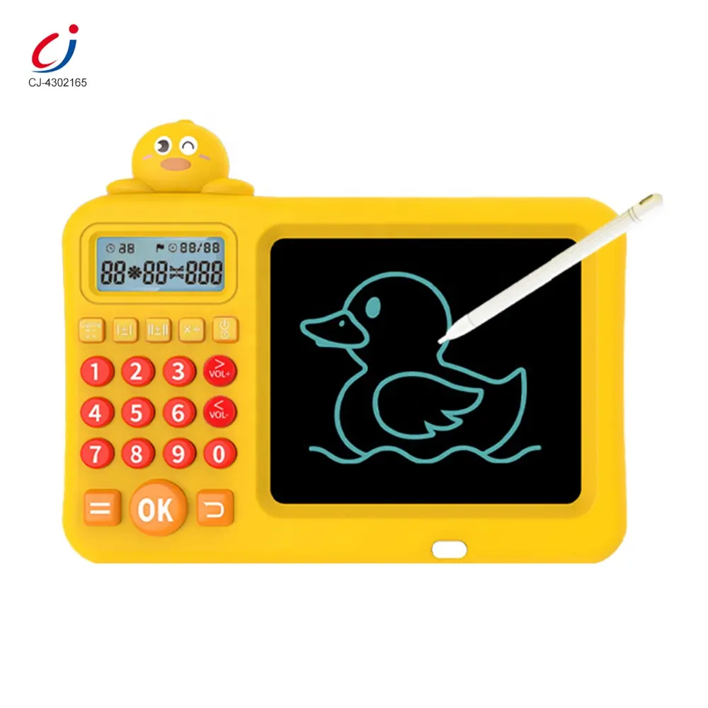 Chengji learning math numbers math training game 2 in 1 calculator lcd writing tablet oral arithmetic learning toy kids math