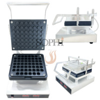 Machine industrielle à gaufres et coques à tartelettes en acier inoxydable, durable, antiadhésive, petite presse à tartelettes aux œufs avec certification CE