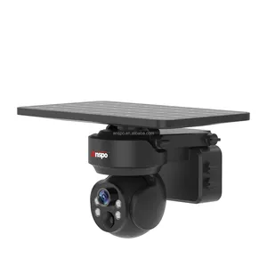 4G Mini Zonne-Energie Ptz Camera Full Color 4G Sim Kaart Bewakingscamera Beveiliging Netwerk Cctv Gsm Zonne-Camera