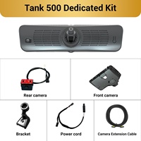 Caméra de tableau de bord pour rétroviseur de streaming Tank 500 H10 Pro, 2K, 9,2 pouces, double objectif avant et arrière, WiFi, certifiée CE FCC, d'origine usine