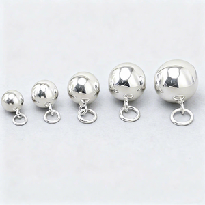 Pendentifs clochettes en argent sterling 925 pour colliers, boucles d'oreilles, fabrication de bijoux, artisanat DIY - Product Image 1