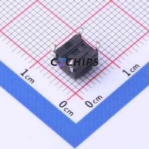 TS-KG10G-BB45F Tactile Switch Through hole Component (THT) Switch Single Pole Single Throw Round Button 2.5N Through Hole - Product Image 2