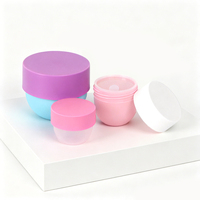 Pot de crème PP de luxe en forme de bol, vide, en plastique, avec couvercle à vis, pour cosmétiques, soins de la peau, beurre corporel, gommage, emballage 25g-500g