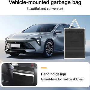 Sacs et bacs à déchets pour voiture personnalisés, best-sellers, essentiels pour l'intérieur de la voiture, sacs de rangement jetables avec cordes de suspension - Product Image 5