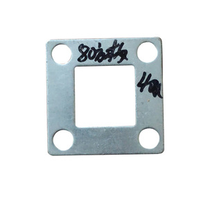 Capuchon carré de fixation de garde-corps en alliage d'aluminium 40 mm, accessoire de construction en métal - Product Image 4