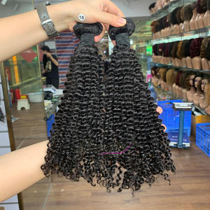 Perruque Jerry Curl 13x4 avec grand devant en dentelle bouclée, 18 pouces, perruques personnalisées, cheveux de qualité 12A, haute densité - Product Image 2