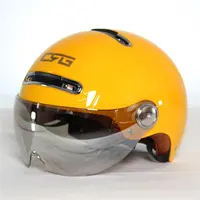 공장 도매 유니섹스 클래식 레트로 라이트 하프 페이스 오토바이 헬멧
