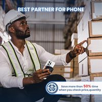 Eyoyo 1D Bluetooth sans fil QR lecteur de codes à barres pince arrière téléphone lecteur de codes à barres pour entrepôt bibliothèque inventaire