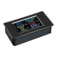Pengukur energi Digital, PZEM-022 63A, pengukur energi Digital, LCD fase tunggal, voltameter 6-in-1, Kwh Meter AC 220V, arus AC