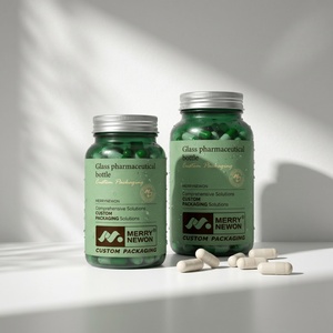 Flacons en verre ambré pour médicaments et compléments alimentaires, contenants pharmaceutiques de 100 ml et 150 ml, pour pilules/capsules - Product Image 4