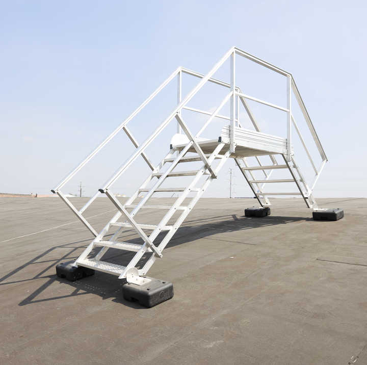 Rooftop Crossover Stairs - Safe Industrial Access