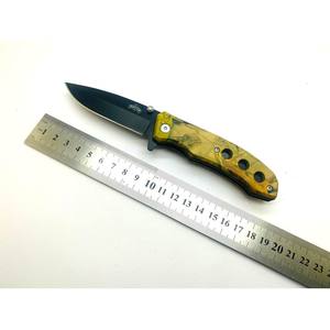 In acciaio inossidabile tipo materiale utility campeggio tattico esterno sopravvivenza caccia coltello tascabile pieghevole - Product Image 5