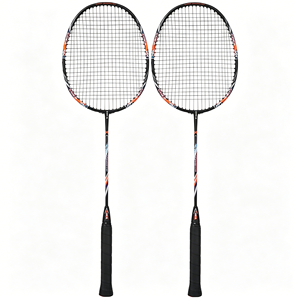 Raquette de badminton légère Pro-Grade Toray T700 Carbon 4U avec sweet spot élargi et joint en T intégré pour athlètes avancés - Product Image 1