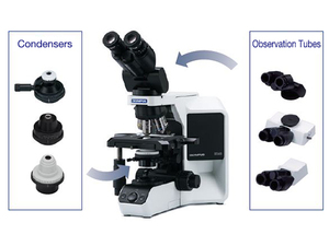 Microscope de marque Olympus BX43 avec éclairage LED blanc, haute luminosité et indice d'indication des couleurs - Product Image 4