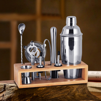 Ensemble de shaker à cocktails en acier inoxydable moderne, écologique, de différentes couleurs, sur mesure, directement de l'usine de création, or rose, cuivre