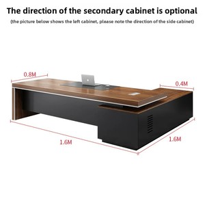 Conjunto de Silla de Escritorio Ejecutiva Modular Moderna y Elegante HongQiao HQ-8744 con Panel de Madera de Pino, Muebles de Oficina con Clase, Garantía de 3 Años - Product Image 6