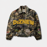 Vêtements pour hommes DiZNEW, nouveaux styles, ensembles 2 pièces, imprimé camouflage, coton sergé, streetwear, jeans courts, ensemble deux pièces, vente en gros