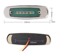 Feu de position latéral LED néon 12V 24V, lampe indicatrice de position pour camion et remorque, étanche