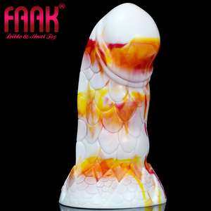 L 8 "D 2,9" enorme extrema gruesa grasa silicona Color mezclado consolador realista mujeres juguetes sexuales anales consolador sexual para mujer - Product Image 1