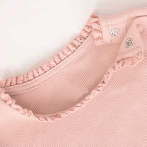 Vestido de Pana al por Mayor ODM para Niña Pequeña, Moda de Primavera y Otoño, Color Rosa, Manga Larga - Product Image 6