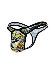 Slip da <span class=keywords><strong>Uomo</strong></span> Personalizzati in <span class=keywords><strong>Pizzo</strong></span> Stampato, a Vita Bassa e Traspiranti con Fibbia Regolabile - Product Image 5