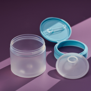 Vasetto in Plastica Vuoto di Lusso per Scrub Corpo e <span class=keywords><strong>Crema</strong></span> per la Cura <span class=keywords><strong>della</strong></span> Pelle, 3oz 6oz 8oz 12oz 16oz, Contenitore Cosmetico per Confezionamento Creme - Product Image 5