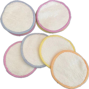 Tampons démaquillants réutilisables en microfibre double face, <span class=keywords><strong>nettoyant</strong></span> pour le <span class=keywords><strong>visage</strong></span>, écologiques, lavables, tampons démaquillants réutilisables - Product Image 2