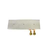 Plaque de refroidissement liquide haute puissance Yuanyang avec tuyau en cuivre, plaque en aluminium de refroidissement par eau sur mesure