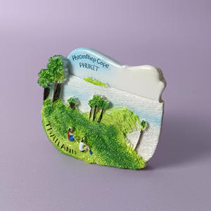 สติกเกอร์ติดตู้เย็นในเมืองไทยในเอเชียเรซิ่นของที่ระลึกนักท่องเที่ยวขายส่งโรงงานจุดคู่มือความคิดสร้างสรรค์ - Product Image 2