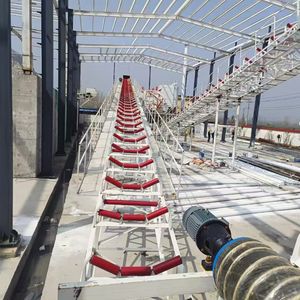 Convoyeur à rouleaux en caoutchouc pour l'exploitation minière, ligne de tri et d'emballage, machine antibactérienne, résistante à l'huile, vitesse réglable, haute qualité, alimentaire - Product Image 4