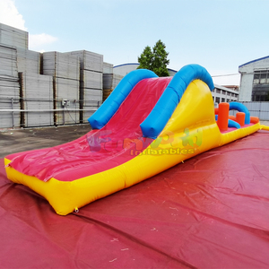 Amphibious kids outdoor party jumpers <b>bounce</b> house inflatable water obstacle course for swimming pool - Product Image 5