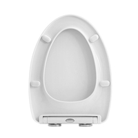 Couvre-sièges de toilettes en plastique de haute qualité 081 pour hôtels, commodes et WC résidentiels haut de gamme