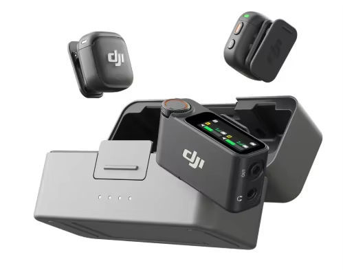 D JI MIC 3 Wireless Microphone Professional Mini Microphone Lavalier Microphone Live Broadcast Interview Vlog