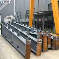 Bâtiments préfabriqués, poteaux en acier, poutres métalliques Q235 soudées, service complet, conception personnalisée économique