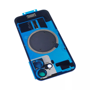 Remplacement de la vitre arrière de qualité supérieure avec cadre, plaque métallique et anneau magnétique pour iPhone 16 16 Plus – Garantie de compatibilité - Product Image 1