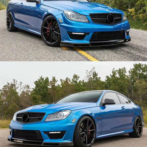 กันชนหน้า lci แบบคาร์บอนไฟเบอร์ดัดแปลงชุดกันชนหน้ารถยนต์สไตล์ V สำหรับ <span class=keywords><strong>Mercedes</strong></span> <span class=keywords><strong>Benz</strong></span> W204 C <span class=keywords><strong>Class</strong></span> C63 lci - Product Image 6