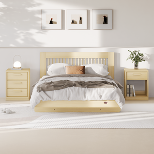 Ensemble de Meubles de <span class=keywords><strong>Chambre</strong></span> à <span class=keywords><strong>Coucher</strong></span> Complet de Luxe 2025, Design Moderne en Bois avec Lit Double King Size - Product Image 1