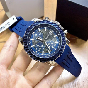 Prix d'usine <span class=keywords><strong>GUESS</strong></span> W1047G1 Montre de sport pour homme, cadran noir, chronographe, boîtier en acier inoxydable de 46 mm, résistant à l'eau jusqu'à 100 m, quartz - Product Image 2