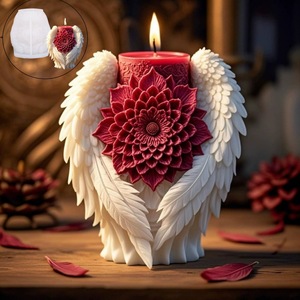Angel Wings <b>Candle</b> <b>Mold</b> Silicone DIY Plaster <b>Mold</b> For Valentine'S Day Decorations - Product Image 1