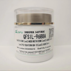 Huile de silicone émulsifiée QIFU DIMETHICONE (et) AQUA (et) AMODIMETHICONE (et) LAURETH-23 (et) POLYQUATERNIUM-10 (et) LAURETH-41689 - Product Image 1