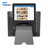 Terminal Punto de Venta y Caja Registradora Todo en Uno Taixun TX-A1506 de 15 Pulgadas, 1024x768, Pantalla Dual, Windows 10/11 para Restaurantes y Comercios Minoristas