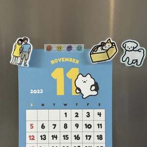 Ins Style 2025 Refrigerator Home Decorative Magnetic Stickers Cute Creative Acrylic <b>Sticky</b> <b>Notes</b> Fridge - Product Image 5