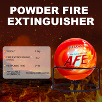 Extincteur à poudre sèche ABC de classe B certifié CE, 1,3 kg, matériau en polypropylène, certifié EN, haute qualité, garantie de 5 ans